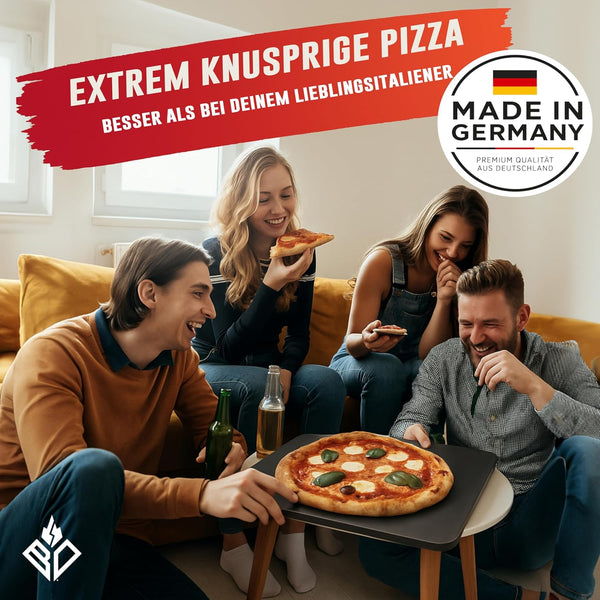6 mm Pizza- Brot- Backstahl rechteckig 38cm x 33cm