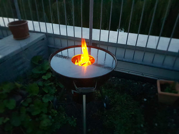 6mm Feuerplatte | Grillring | Grillplatte | Plancha - Passend für 57er Kugelgrill / Feuerschale