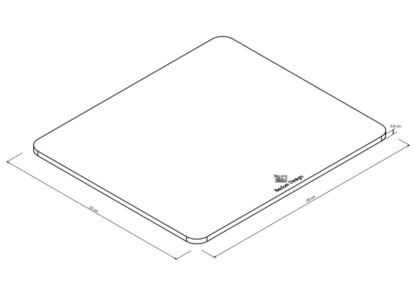 Massiver Pizzastahl von Becker Design – Extra dick für optimale Hitzespeicherung und gleichmäßiges Backen.