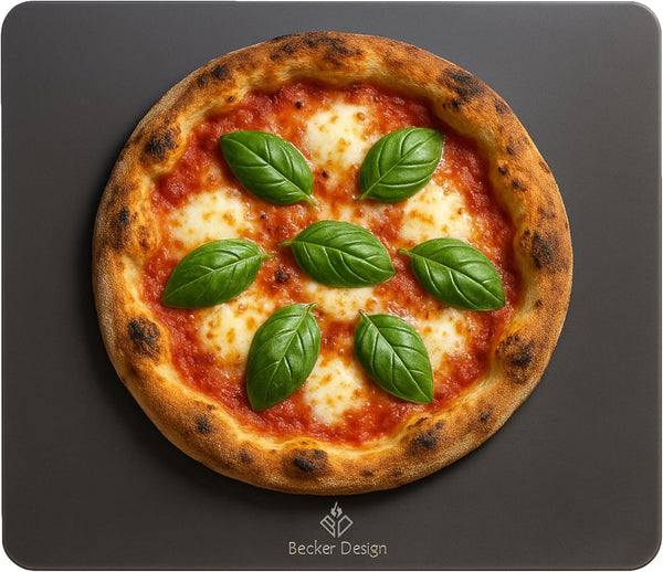 6 mm Pizza- Brot- Backstahl rechteckig 38cm x 33cm