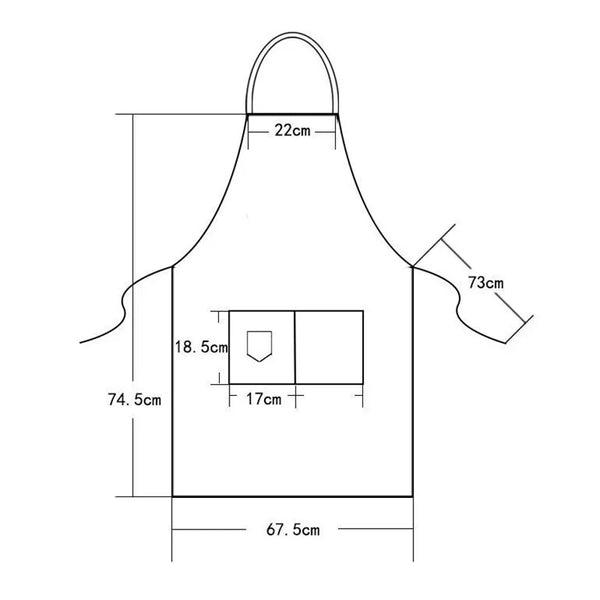 Stilvolle unisex Kochschürze mit praktischen Taschen – Ihr perfekter Begleiter in der Küche und am Grill | in verschiedenen Farben