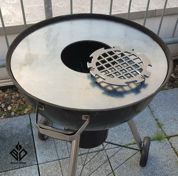 [Branding Grillrost Feuerplatte] [Becker Design] [bdbbq.de]